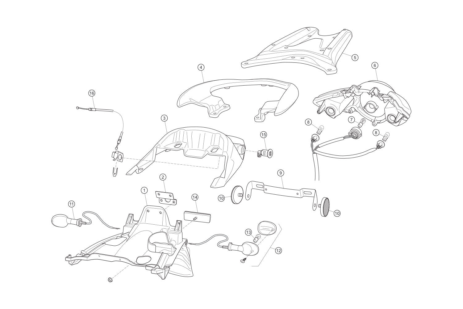 Paneles traseros Novi