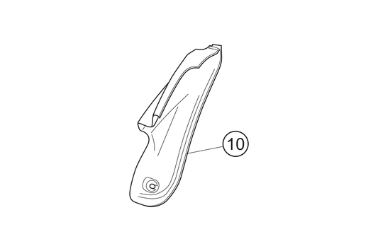 10 - Funda soporte reposapiés derecho NOVI