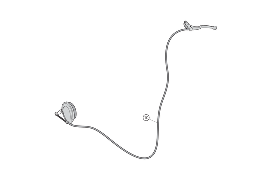10 - Cable de freno trasero NOVA
