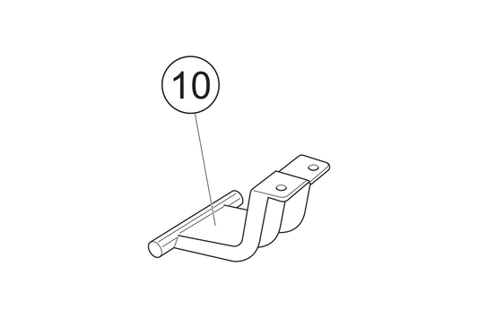 10 - Tapa del compartimento portaobjetos con bisagras en el centro NOVA