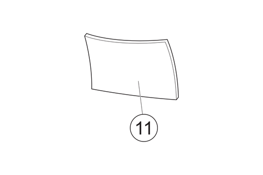 11 - Cubre manillar delantero marrón NOVA