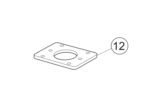 12 - Placa adaptadora WEIPU toma de carga para vehículo
