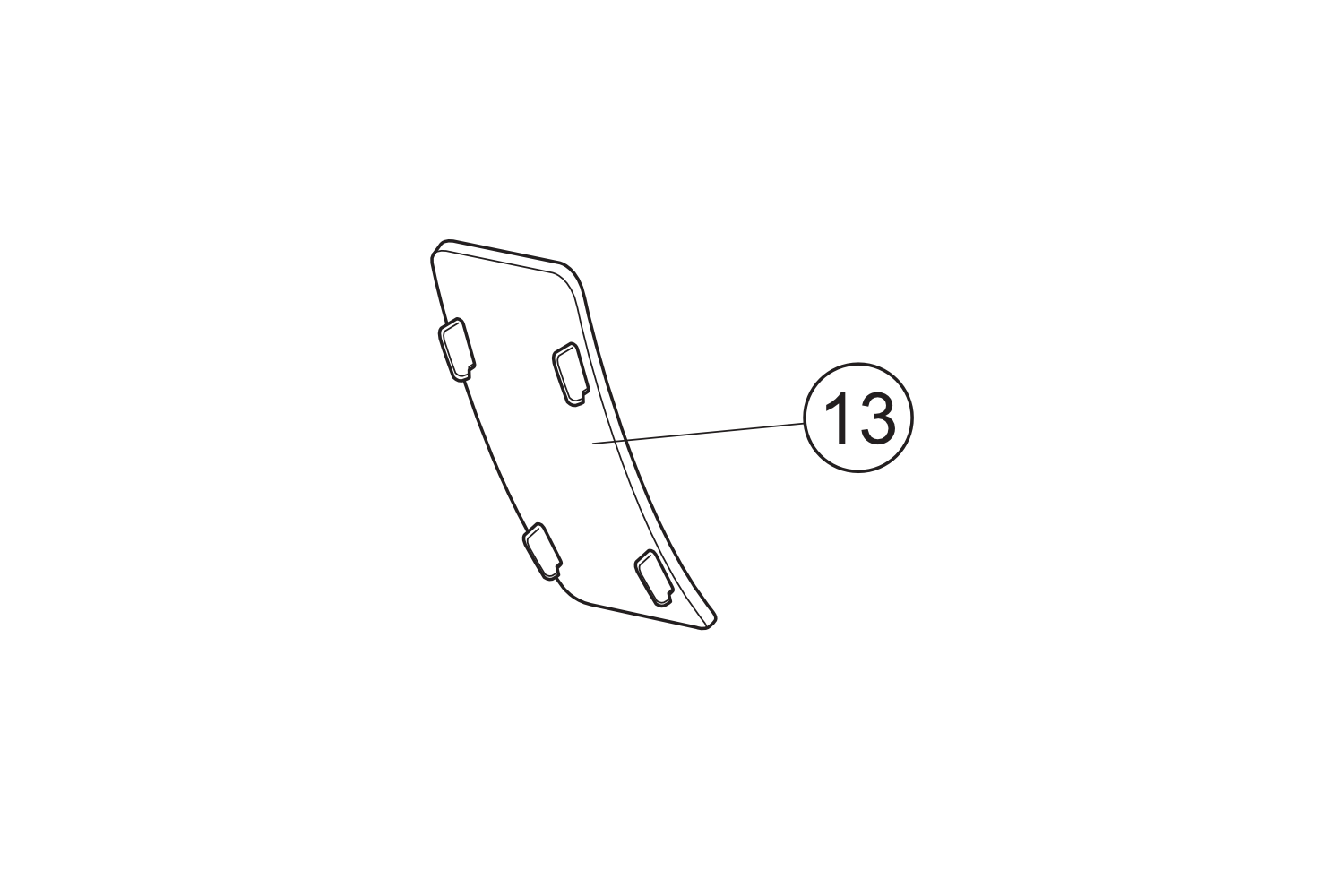 13 - Tapa número de identificación del vehículo (VIN) rojo NOVA