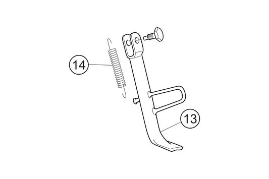 13 - Caballete lateral NOVI