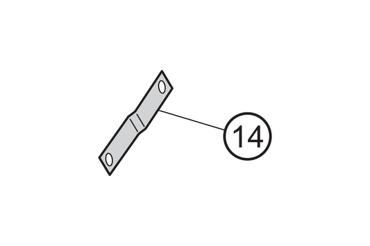 14 - Fijación del freno trasero NOVA