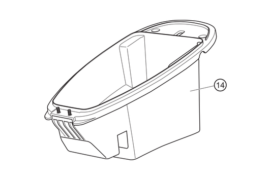 14 - Compartimento para casco NOVA