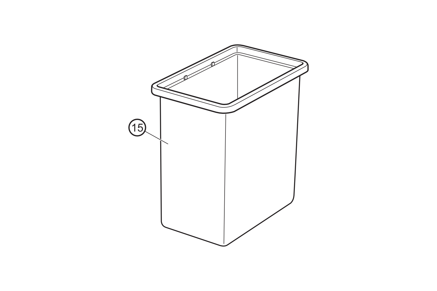 15 - Compartimento para pilas extraíbles NOVI NOVANTIC NOVA