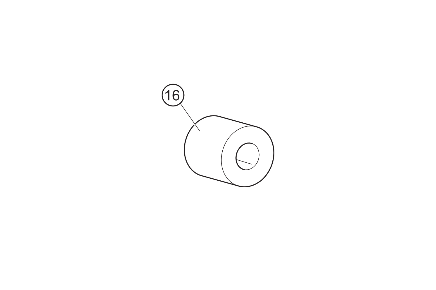 16 - Casquillo distanciador manillar derecho NOVA 2016