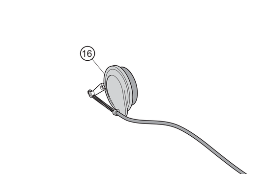 16 - Placa de anclaje de freno que incluye pastillas NOVANTIC NOVA