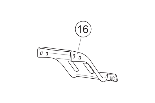 16 - Soporte guardabarros trasero NOVA