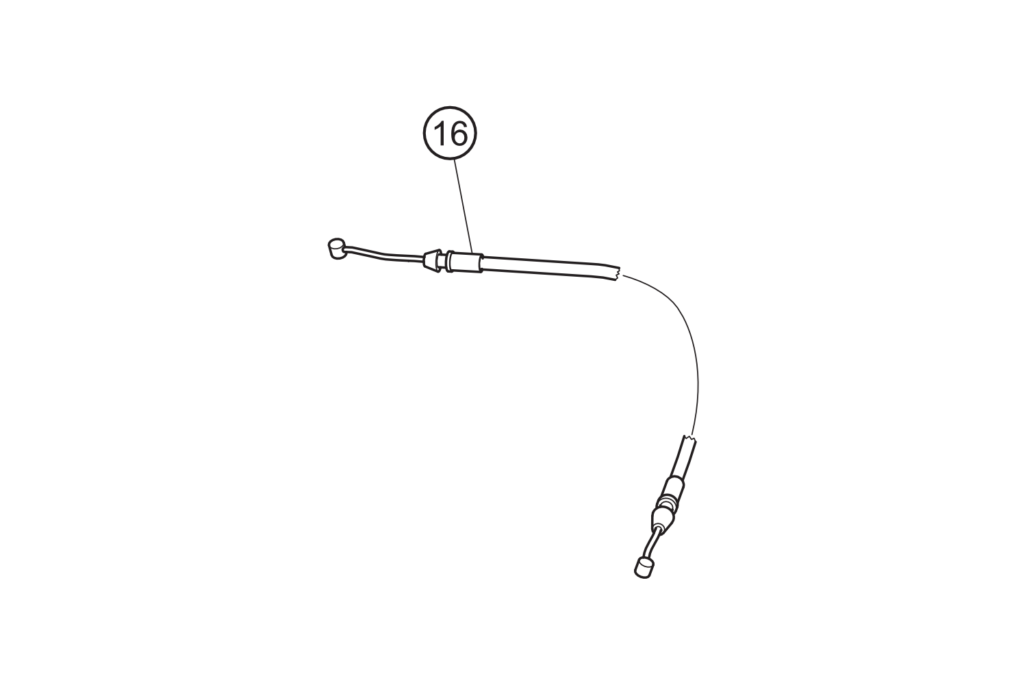 16 - Portacables L 303mm NOVI