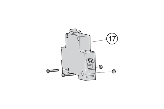 17 - Fusible principal C60 NOVI 30Ah NOVUM 40Ah NOVAX 40Ah
