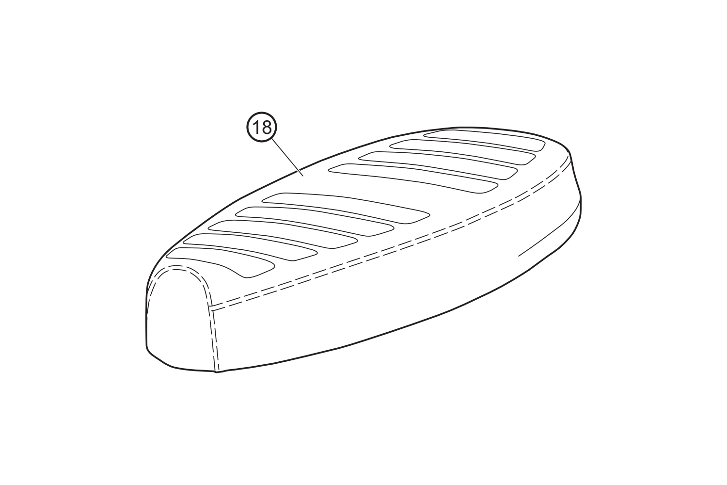 18 - Banco sin costuras negro NOVA