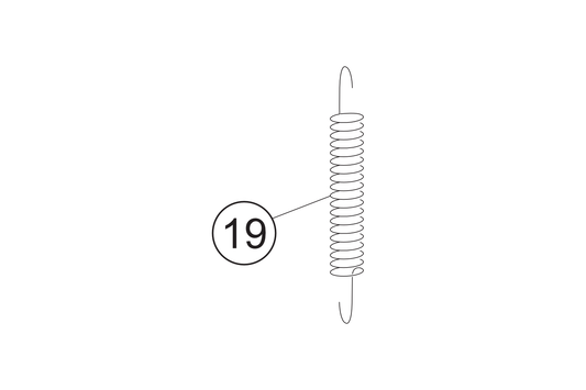 19 - Muelle del caballete principal todos los modelos