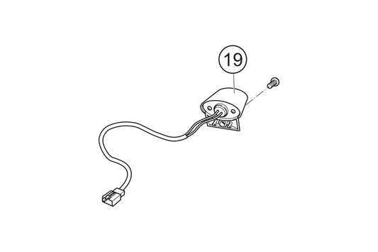 19 - Luz de matrícula NOVA