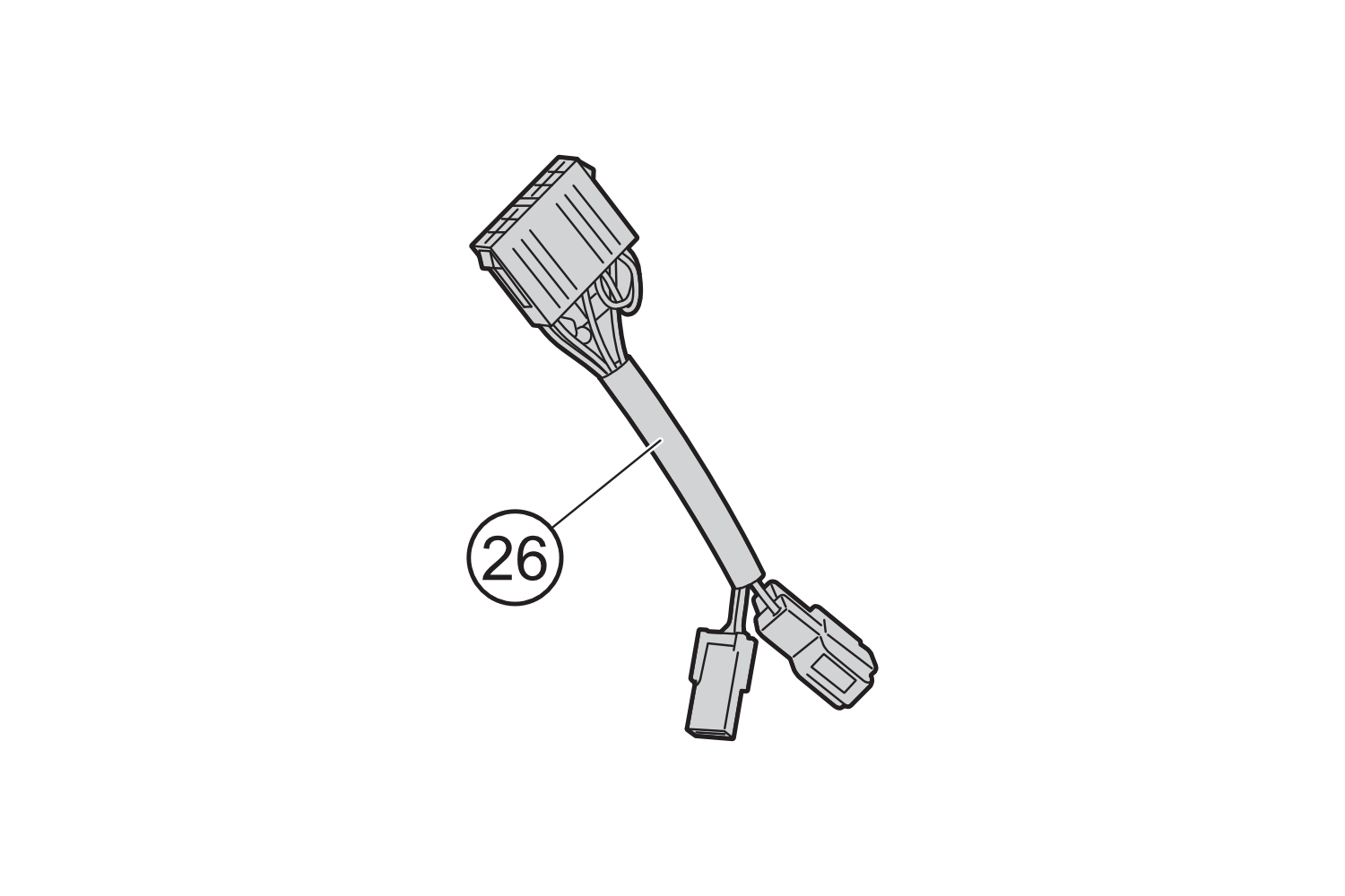 26 - Cable doble protección bus CAN 16 14 pines