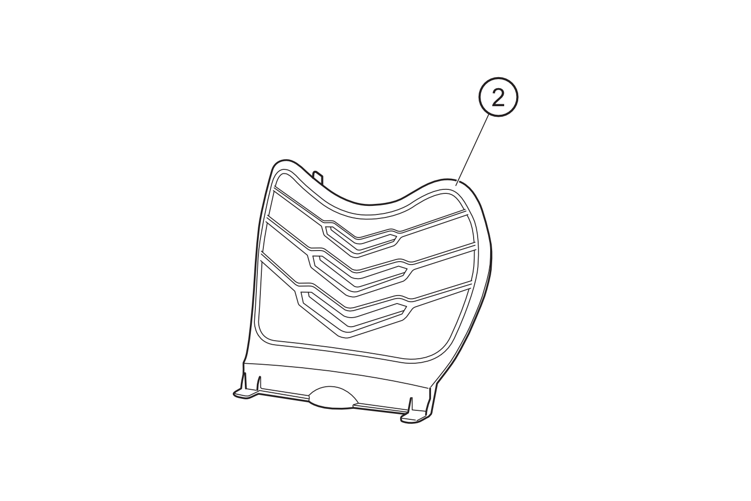 02 - Seat bench undercover cover red NOVA