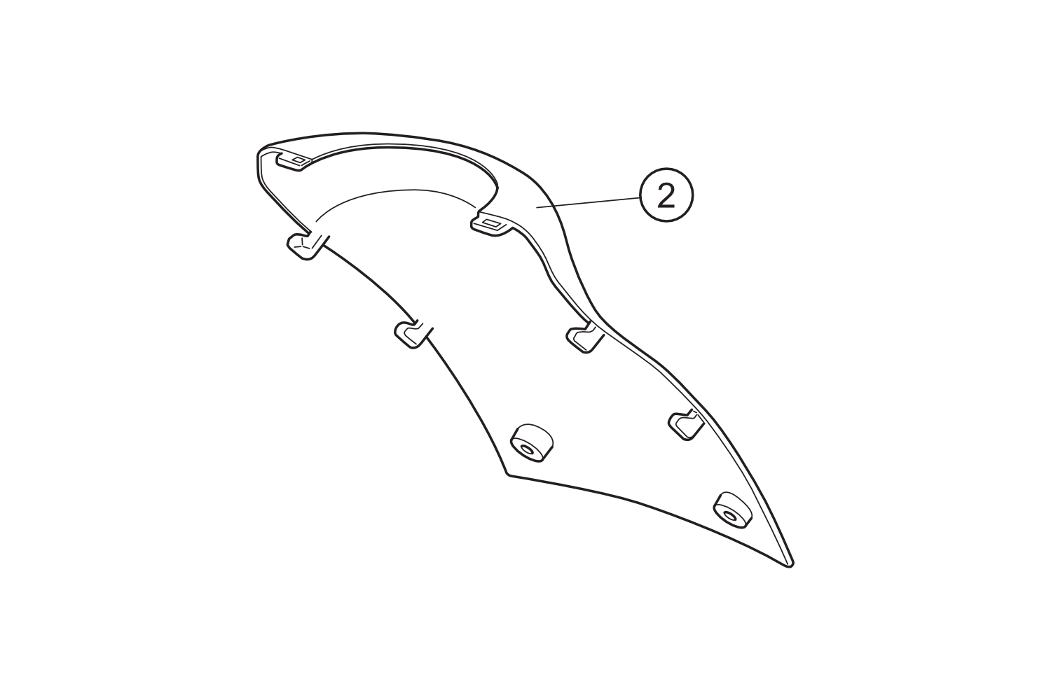 02 - Kotflügel vorn klein  fehgrau  NOVA