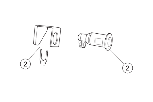 02 - Juego de cerradura NOVA 3000