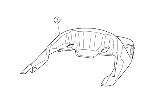 03 - Rear fairing white NOVI