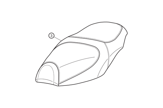 03 - Seat black seamless NOVI Del.