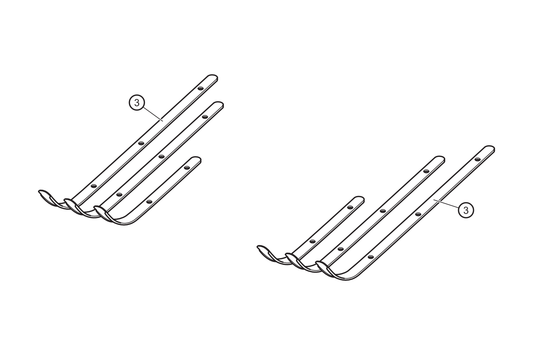 03 - Listones de estribo (juego) NOVA