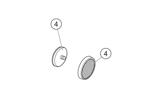 04 - Reflektor orange  alle Modelle außer NOVUM