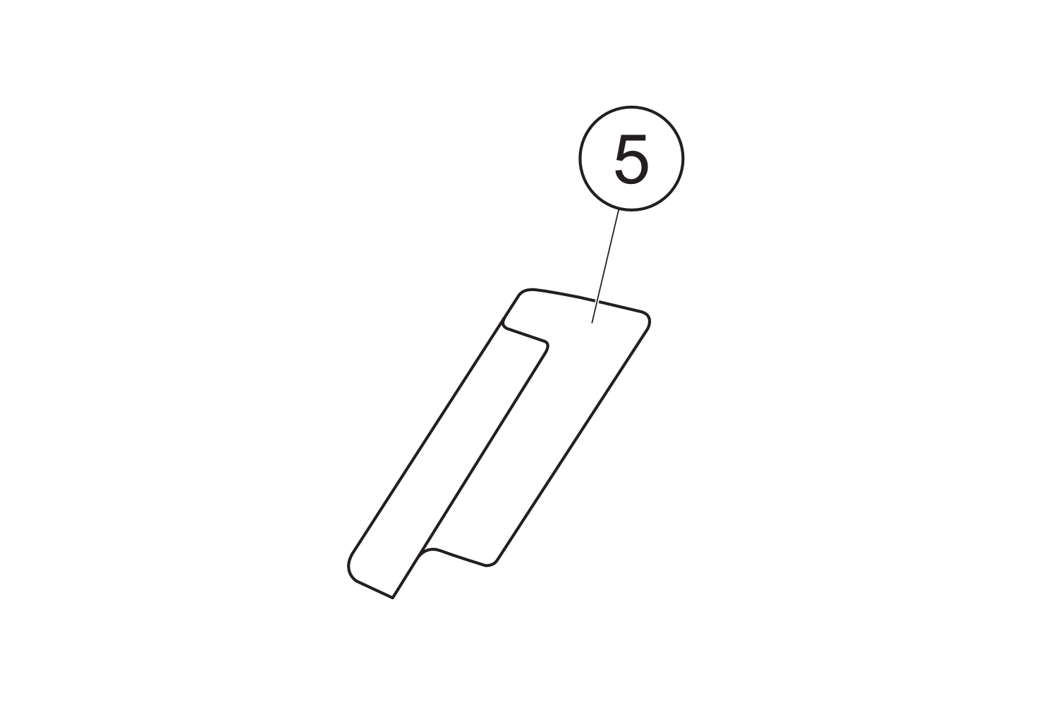 05 - Abdeckung Gabel rechts  chrom  NOVA