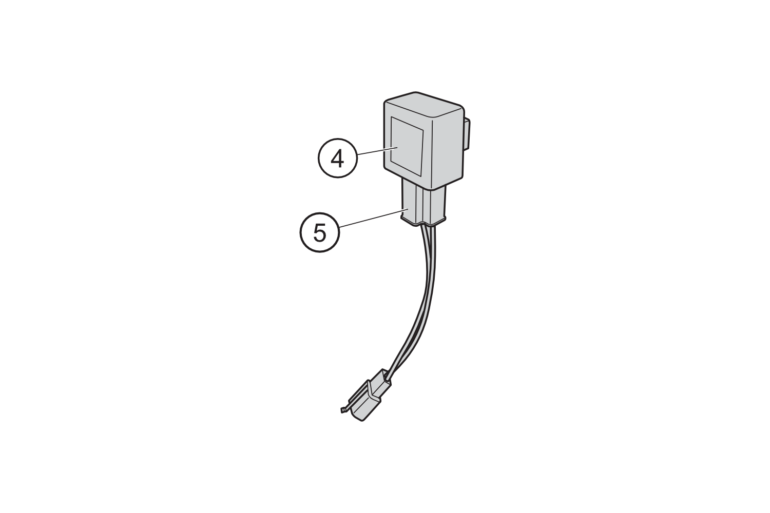 05 - Cable adaptador para relé indicador 870-6568