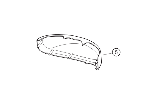 05 - Cubrepiernas compartimento portaobjetos blanco NOVI