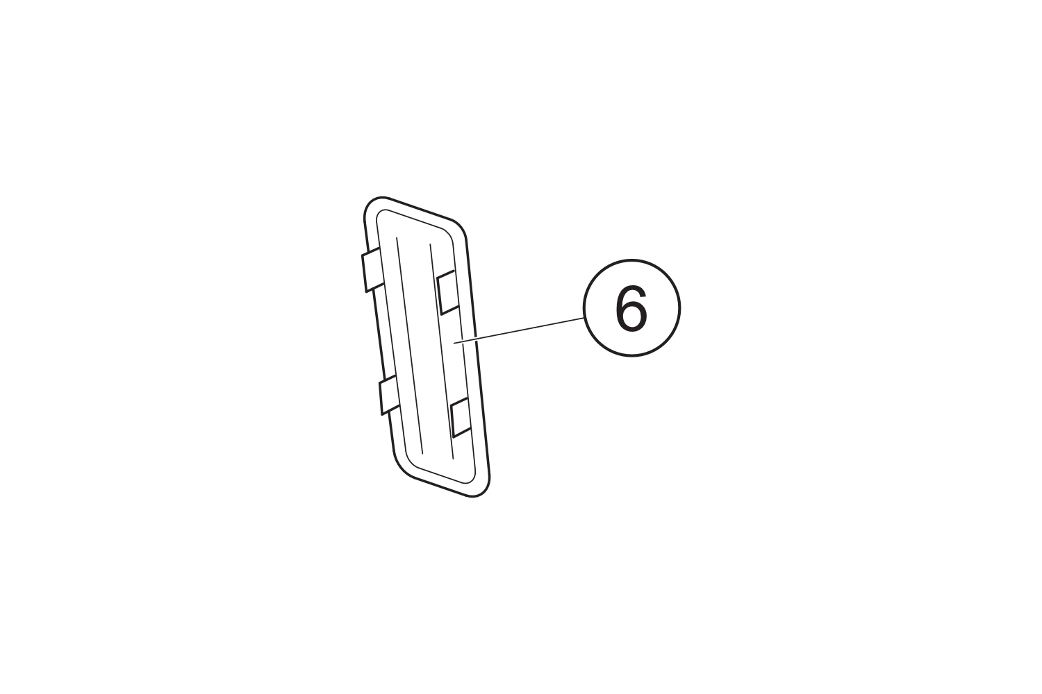 06 - Funda número de identificación del vehículo (VIN) beige NOVI