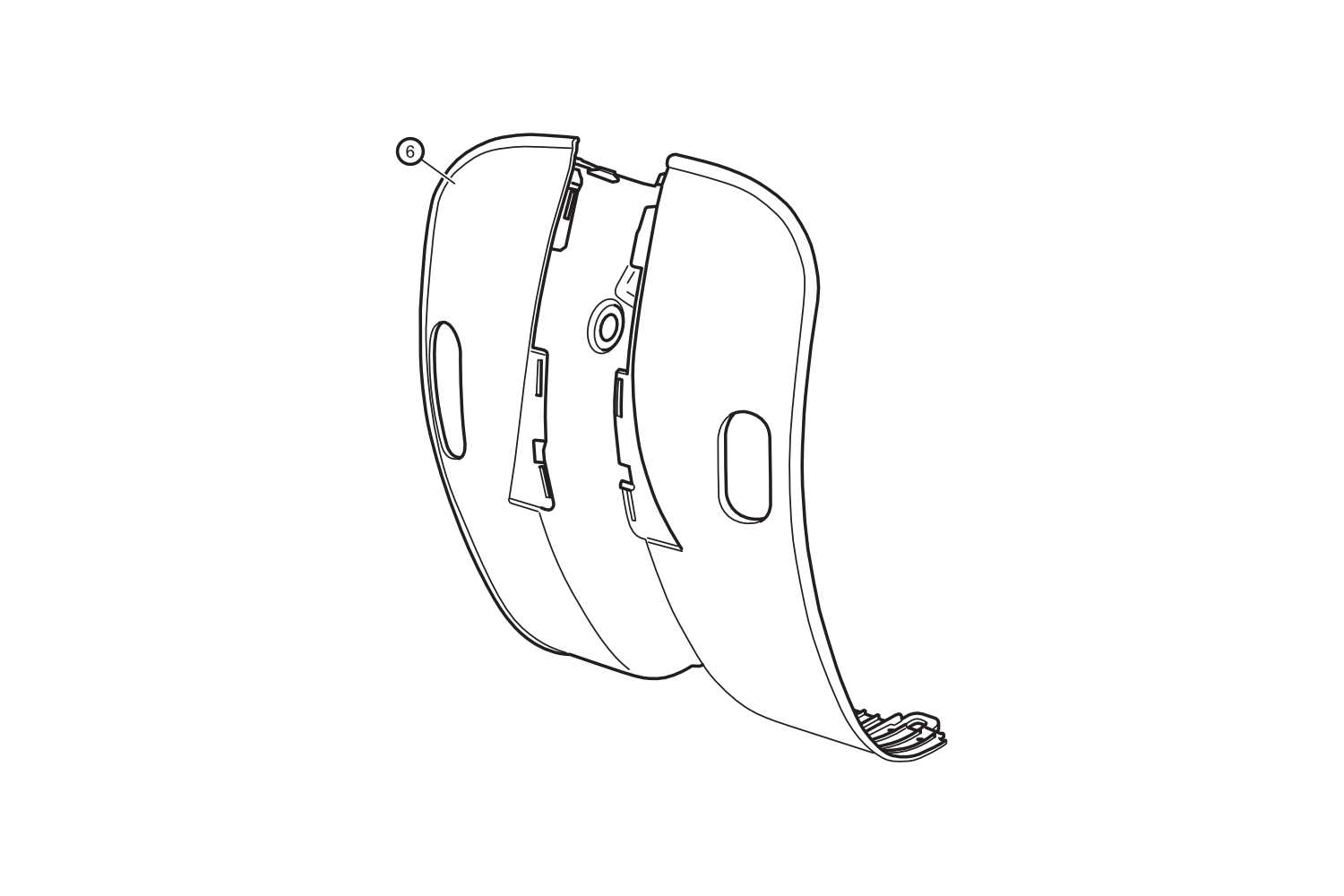 06 - Beinschild  braun  NOVA