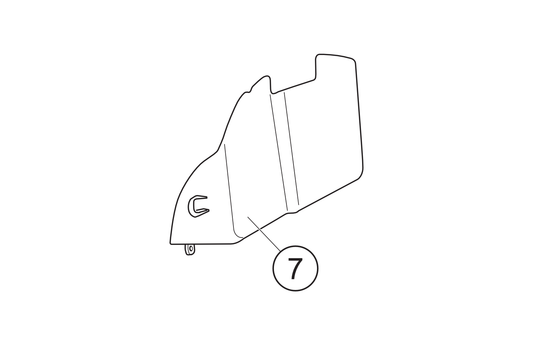 07 - Base del compartimento portaobjetos NOVA