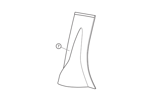 07 - Verkleidung Lenksäule  blau  SWS  NOVA