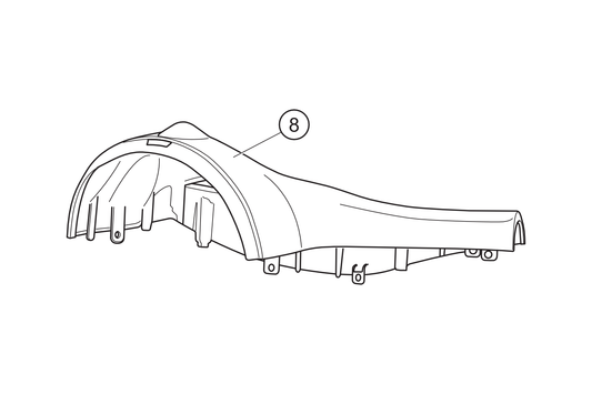 08 - Cubre manillar superior turquesa NOVA