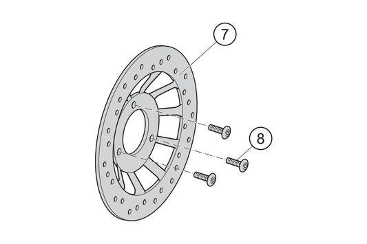08 - Tornillo disco freno NOVI
