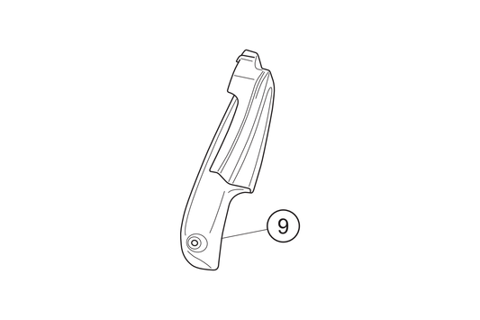 09 - Funda soporte reposapiés izquierdo NOVI