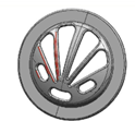 Cubierta cromada sobre la bocina <tc>DREEMS</tc> Amalfi